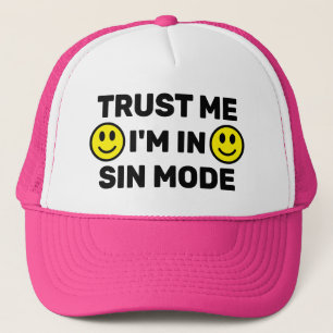 Confie em Mim - Estou no Modo Pecado™ Boné de Cami