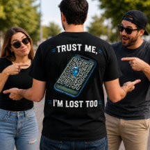 Confie em Mim Estou Perdido Camiseta GPS Divertida
