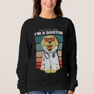 Confie em Mim Sou um Dogtor Camiseta para um Veter