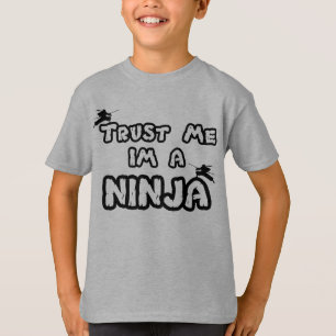 confie em mim uma camisa de suor ninja