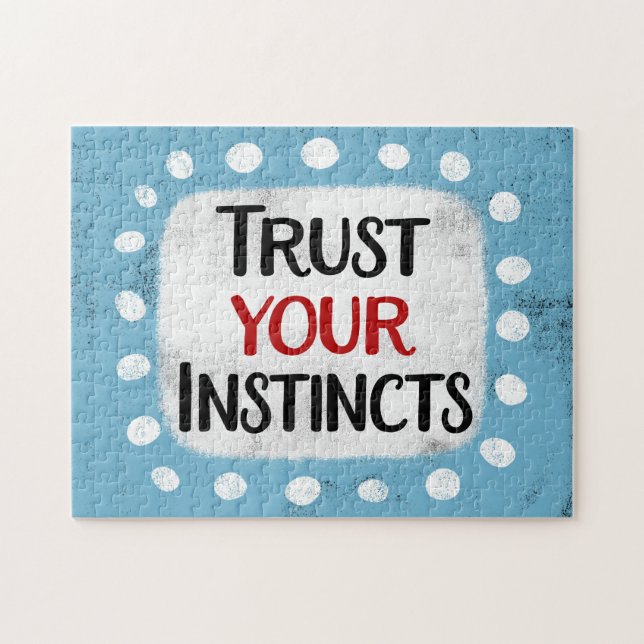 Confie em seus instintos, Quebra-cabeça do quebra- (Horizontal)