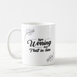 "Confie na Preocupação: Uma Caneca para Inspirar a