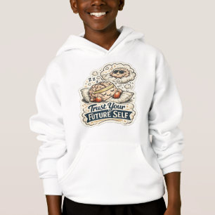 Confie no seu eu futuro Esqueleto Gráfico Camiseta