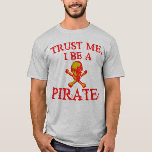 Confie que eu I seja camisas e canecas do pirata