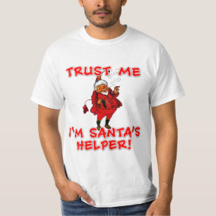 Confie que eu mim é camiseta engraçada do ajudan