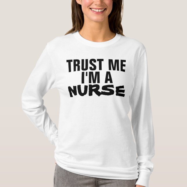 CONFIE que EU mim é camisetas engraçadas DE UMA (Frente)