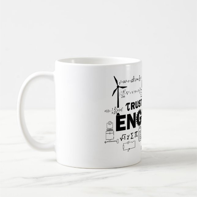 Confie que eu mim é uma caneca do engenheiro (Esquerda)