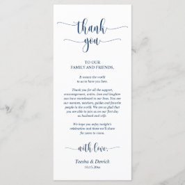 Configuração De Casamento Obrigado, Cartão Azul Ma