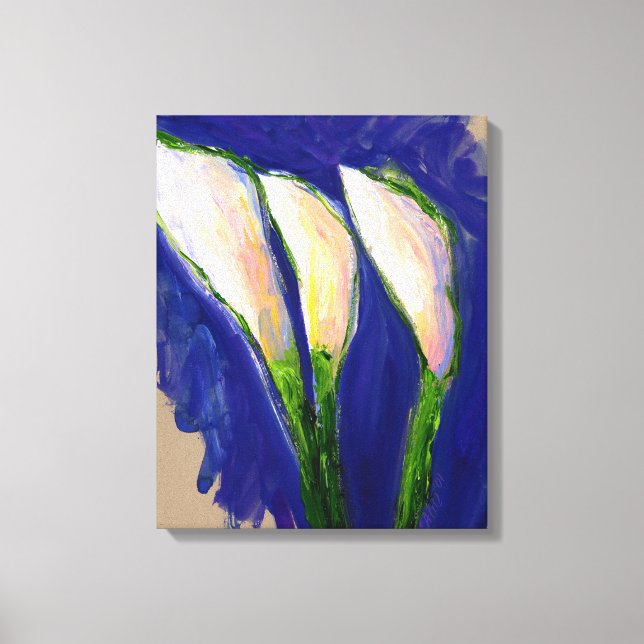 Configurando o Sail White Calla Lírios Canvas (Frente)