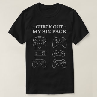 Confira Minha Camiseta Gamer Six Pack