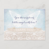 Confirmação de Anjo Wings Cartões de agradecimento