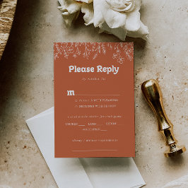 Confirmação de Escolha de Menu de Casamento de Flo