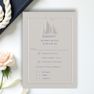Confirmação de Presença de Casamento Formal de Bar