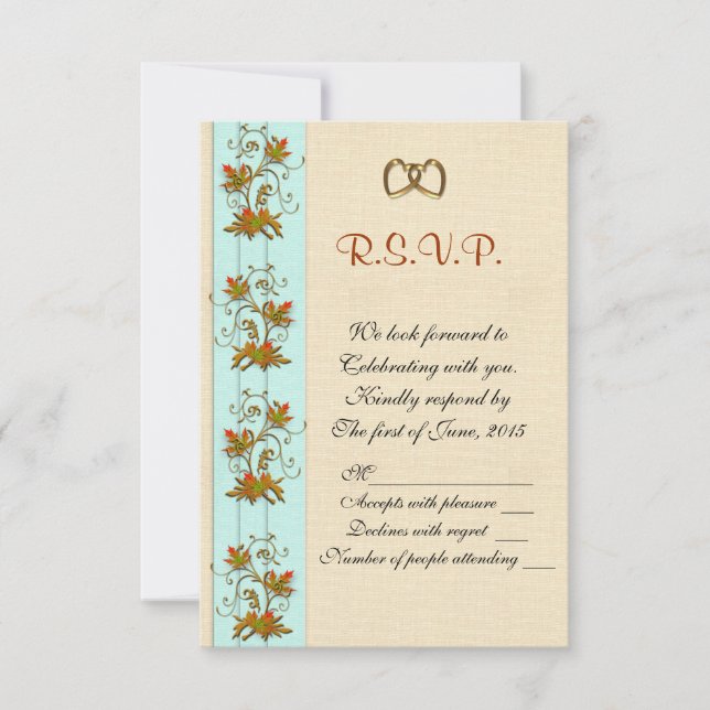 Confirmação de presença para convite de casamento  (Frente)