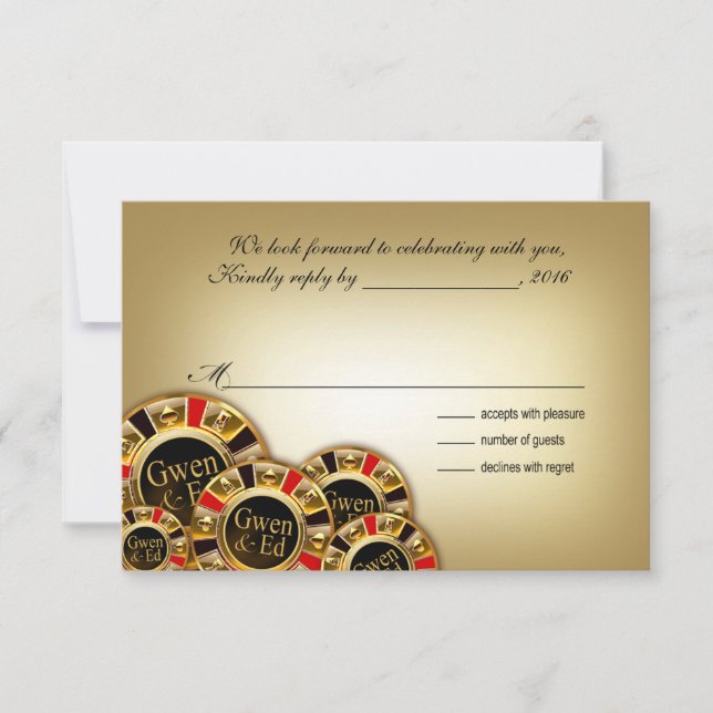 Confirmação de RSVP para Festa no Gwen Las Vegas C (Frente)