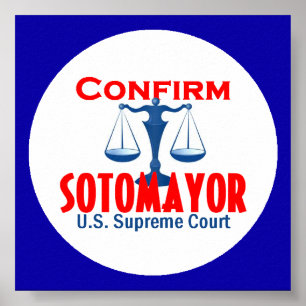 Confirme o poster de Sotomayor