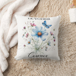 Conforto Cósmico • Almofada de Arremesso de Flor d