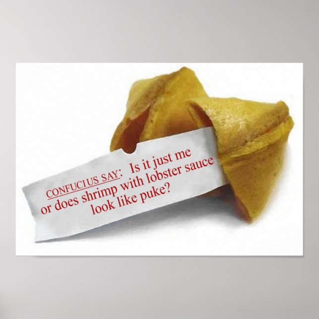 Confucius Diga Fortune Cookie poster (Frente)