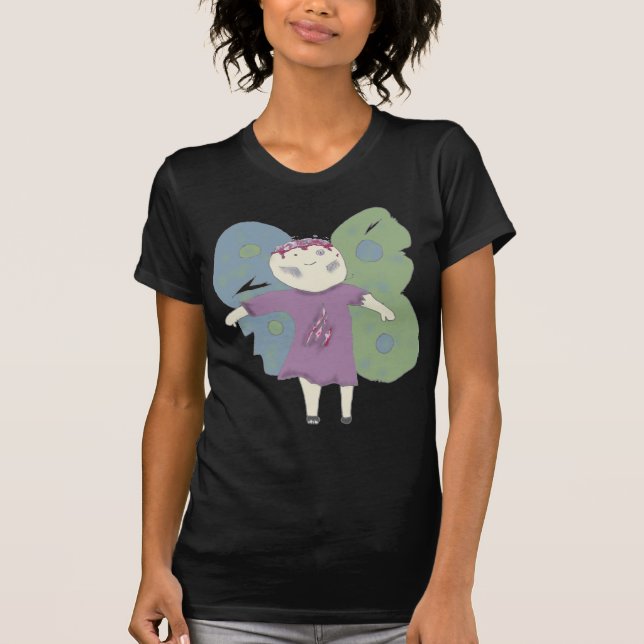 Confuzzled Fae - o t-shirt das mulheres (Frente)