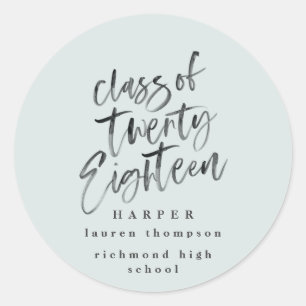 Congrats à etiqueta do formando da foto do