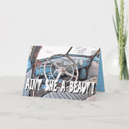 CONGRATS no CARRO NOVO, cartão