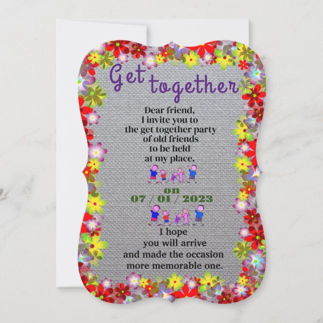 Congregando convite (Frente)