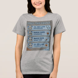 Conheça a Equipe Pandanurse Camiseta Divertida par