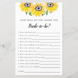 Conheça o jogo de Chá de panela da noiva Girassol