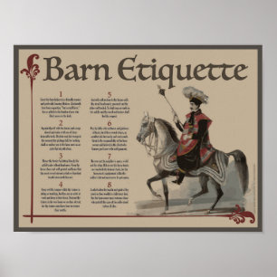 Conheça o Poster de Etiqueta de Tina