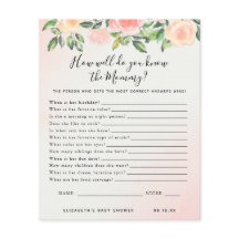 Conhece A Mamãe | Jogo Chá de fraldas