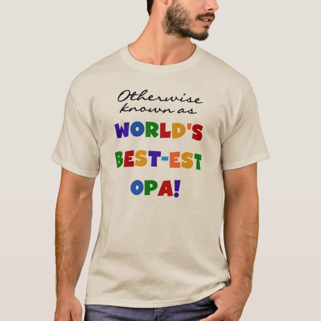 Conhecidos como melhores t-shirts e presentes (Frente)