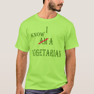 Conheço uma camisa de vegetariana