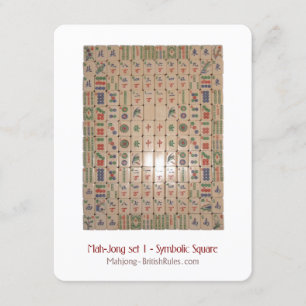 Conjunto 1 - Quadrado Simbólico - Cartão Explicati