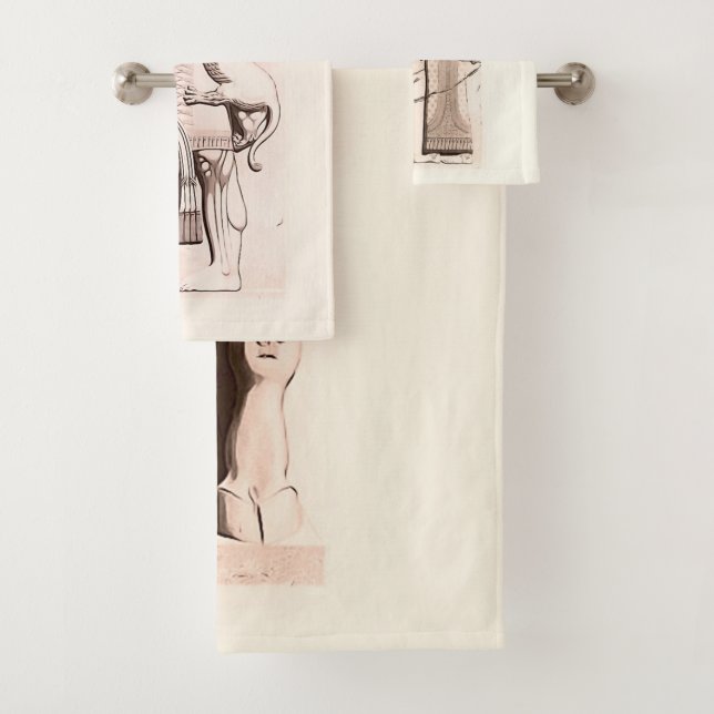 Conjunto da antiga Toalha da Assíria (Insitu)