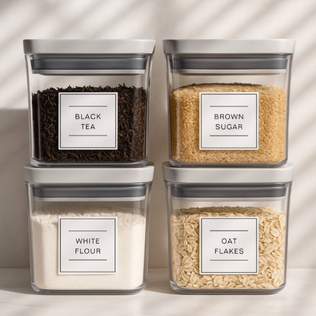 Conjunto de 25 etiquetas de cozinha personalizadas (Criador carregado)