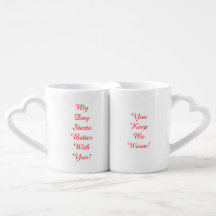 Conjunto de 2 Canecas de Café de Namorados