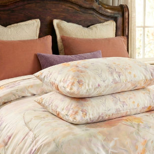 Conjunto de 2 Toalhas de Mesa Florais Elegantes em
