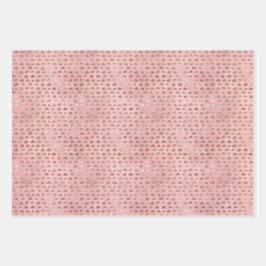 Conjunto de 3 Papel Fortune Japonês Rosa