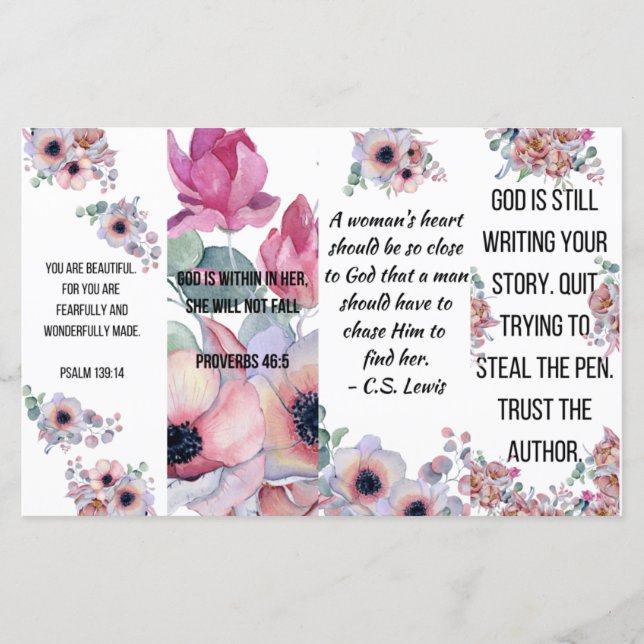 Conjunto de 4 Favoritos Cristãos (Frente)