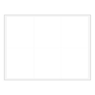 Conjunto de 6 Etiquetas Modelo (4" x 3,5")