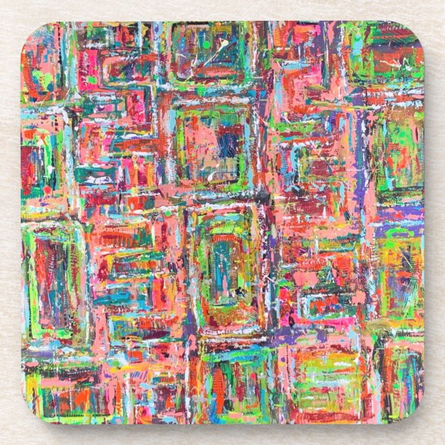 Conjunto de 6 porta-copos Caixa de Pandora (Frente)