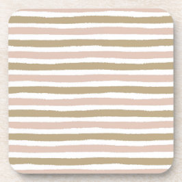 Conjunto de 6 Porta-Copos Listrados Horizontais