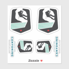 Conjunto de Adesivos da Associação Canadense de Ca