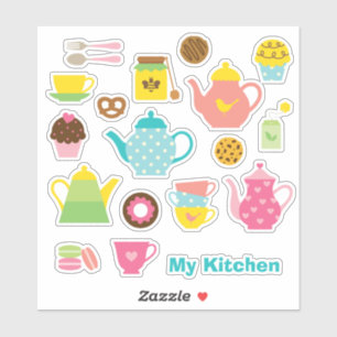 Conjunto de Adesivos de Cozinha