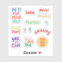 Conjunto de Adesivos de Encorajamento Positivo Mot