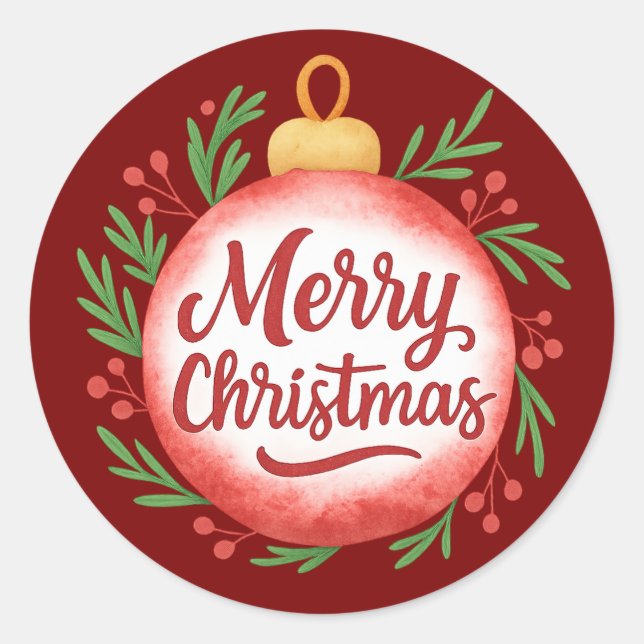 Conjunto de Adesivos de Natal em Miniatura – Ditos (Frente)