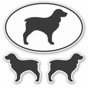 Conjunto de Adesivos de Vinil com Silhuetas de Cãe