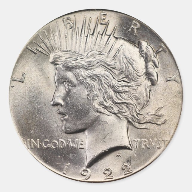 Conjunto de Adesivos do Dólar de Paz (Frente)