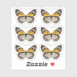 Conjunto de adesivos Monartais da Borboleta Monarc