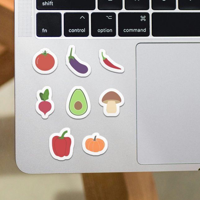 Conjunto de adesivos para produtos hortícolas (Set of Vegetables Stickers)